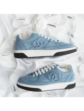 23FW CC Logo Force Sneakers Blue G45079