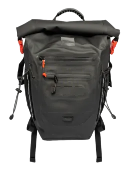 Adventure Waterproof 30L Backpack in Obsidian Black