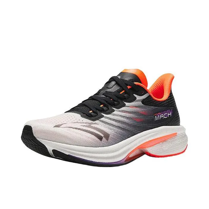 Anta Mach 4.0 Racing Running Shoes - Black/Orange