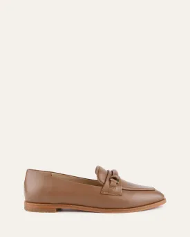 ATHENA LOAFERS CARAMEL LEATHER