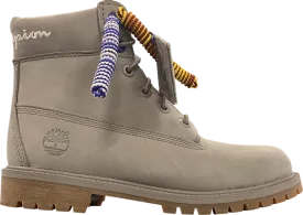 Champion x 6 Inch Premium Waterproof Boots Gray Nubuck