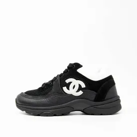 Chanel Black CC Sneakers