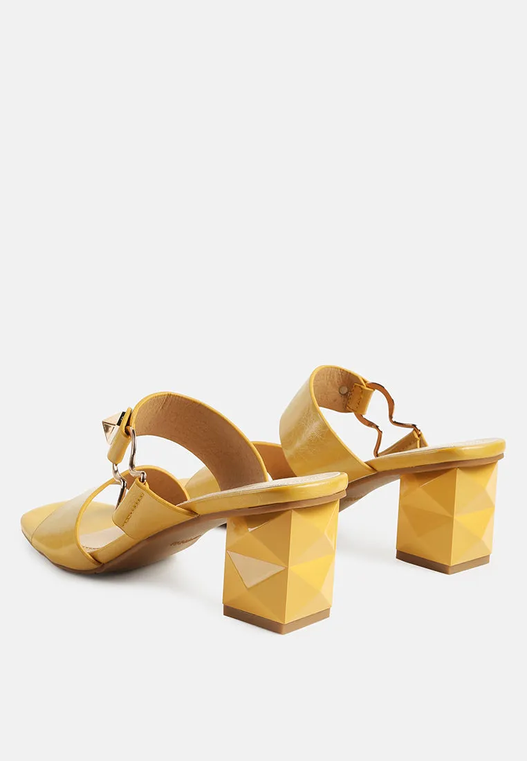 Hookup Fantasy Block Heel Sandals