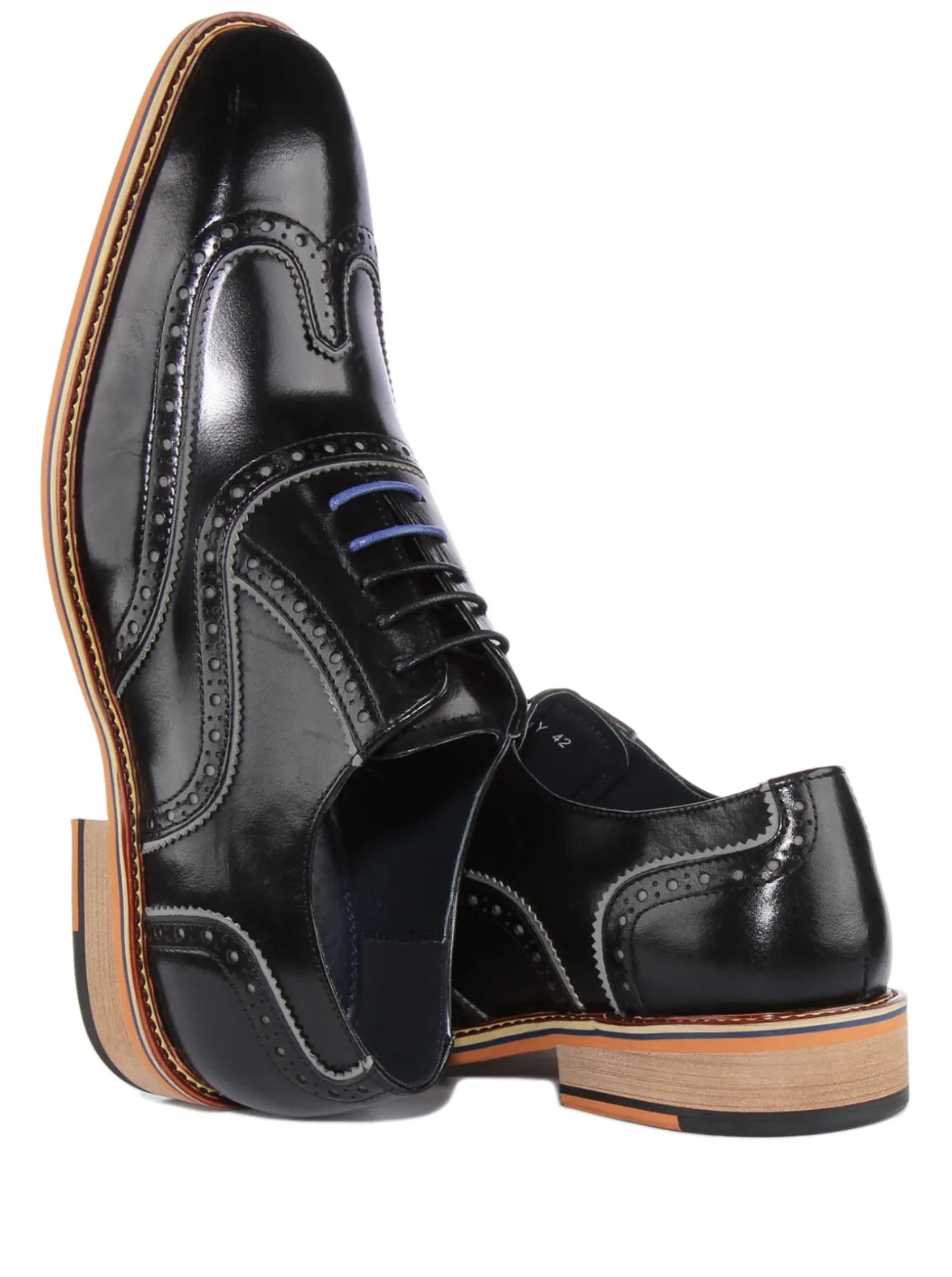 Justin Reece Men's Smart Lace Up Derby