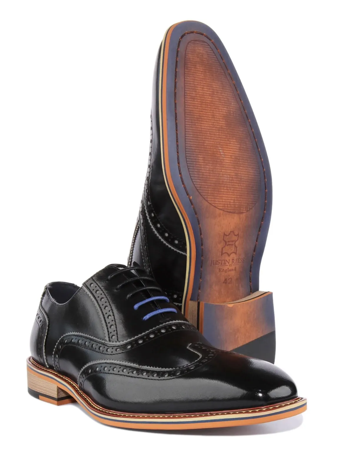 Justin Reece Men's Smart Lace Up Derby