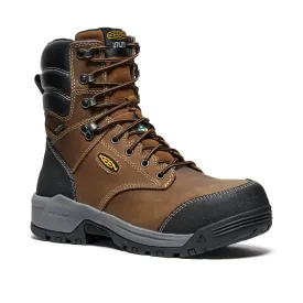 Keen Evanston Men's 8" Waterproof Composite Toe Work Boot 1029670 - Brown