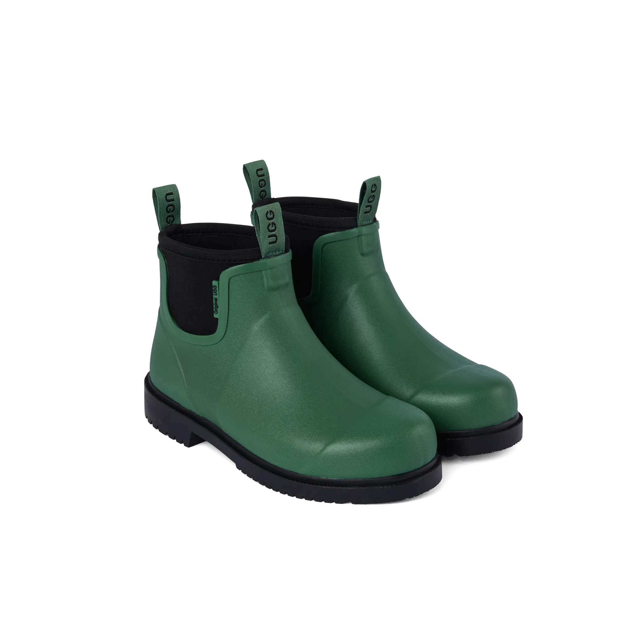 Pettie Gumboot Green & Black